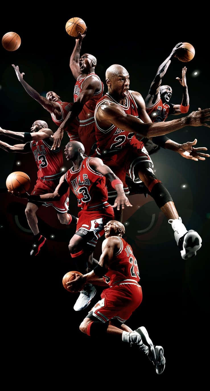 Image Michael Jordan Rocks His Iphone Wallpaper