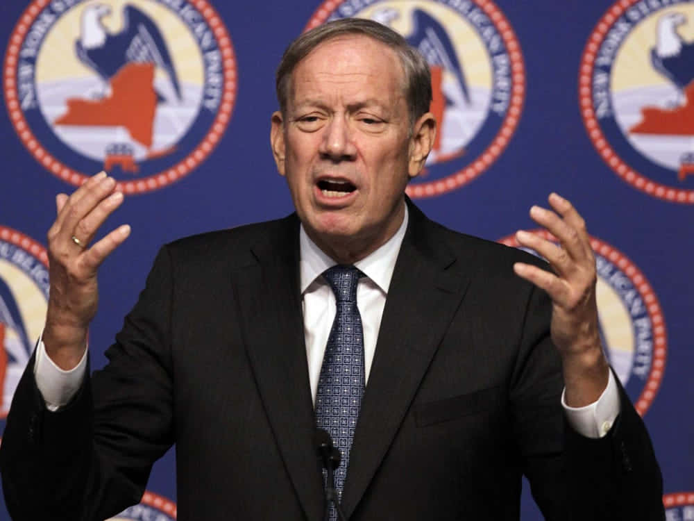 Image Of George Pataki Giving Speech Wallpaper