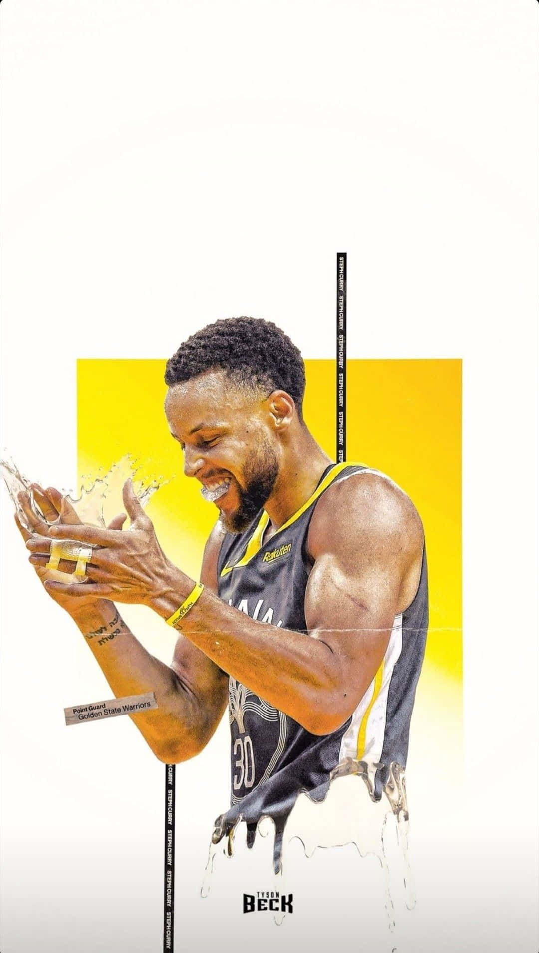 Image Smiling Stephen Curry Cartoon Wallpaper