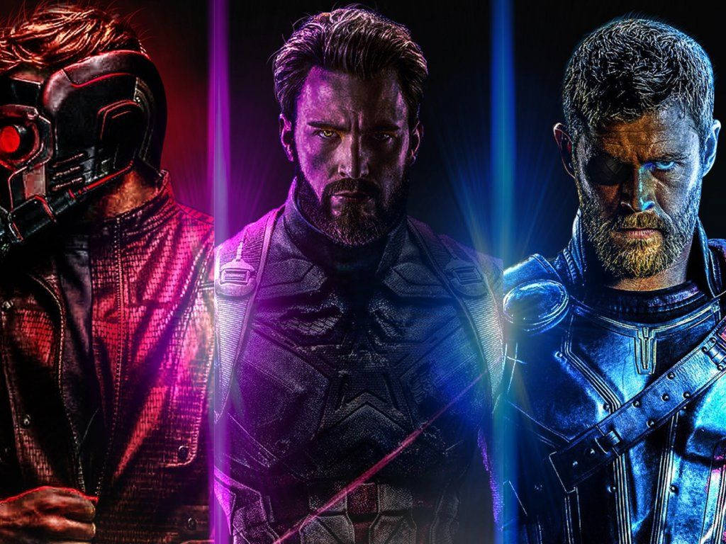 Image Thor Joins Forces With Star-lord And Captain America Wallpaper