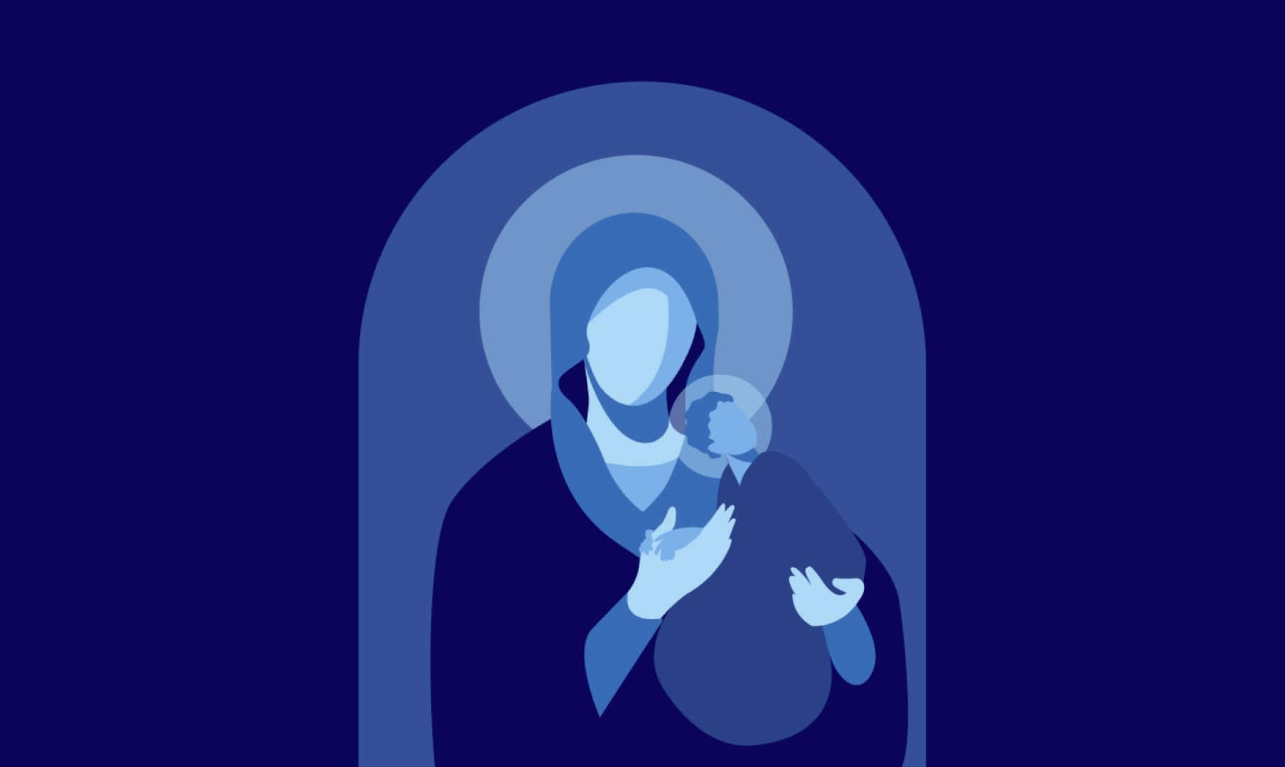 Immaculate Conception Maryand Child Wallpaper