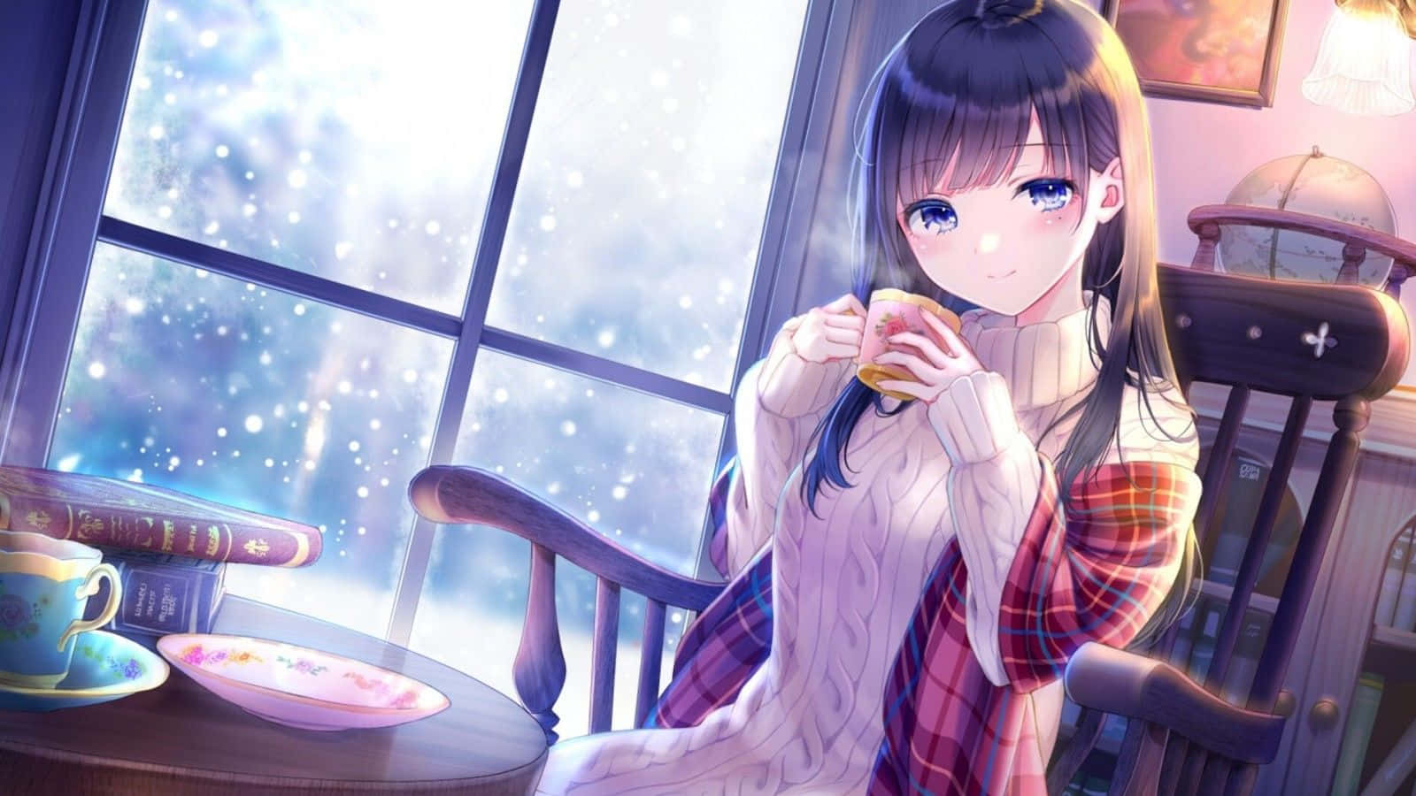 Immerse Yourself In The World Of Cozy Anime Wallpaper