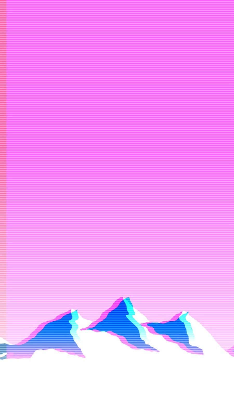 Immerse Yourself In The World Of Vaporwave With An Stylish Iphone Wallpaper