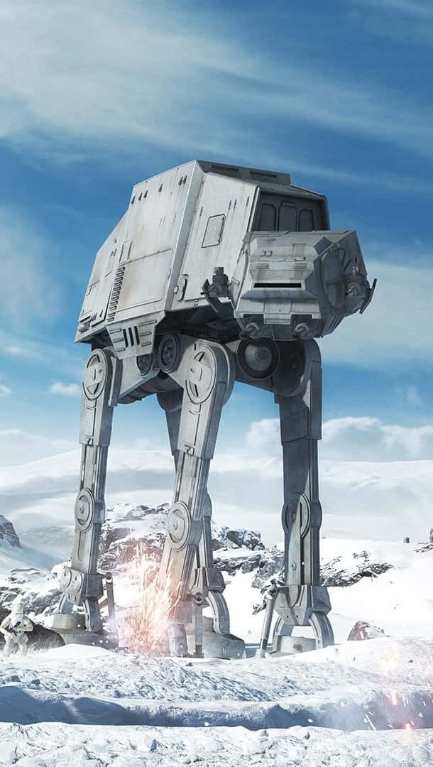 Imperial Walker On Planet Hoth Wallpaper