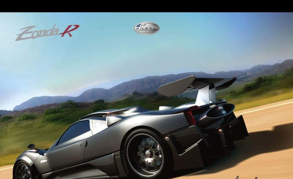 Impressive Pagani Zonda F In Action Wallpaper