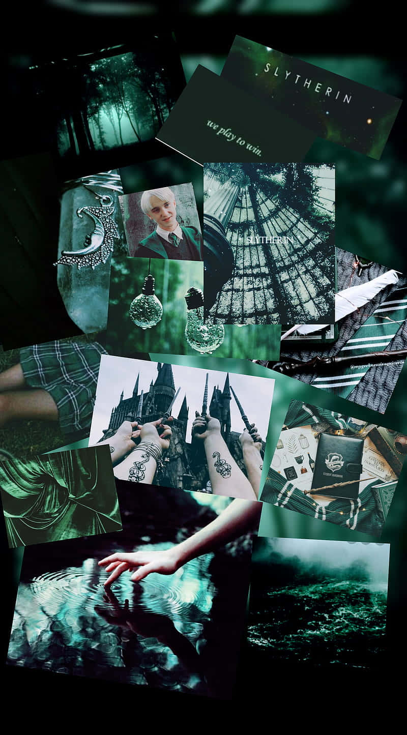 Improve Your Wizarding Abilities With Slytherin Phone – Available Now Wallpaper