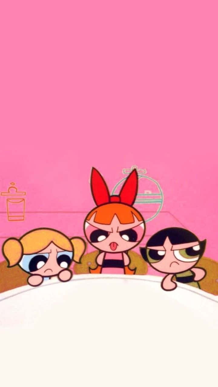 In A World Of Pastels, Follow Your Heart And Live The Powerpuff Girls Aesthetic. Wallpaper