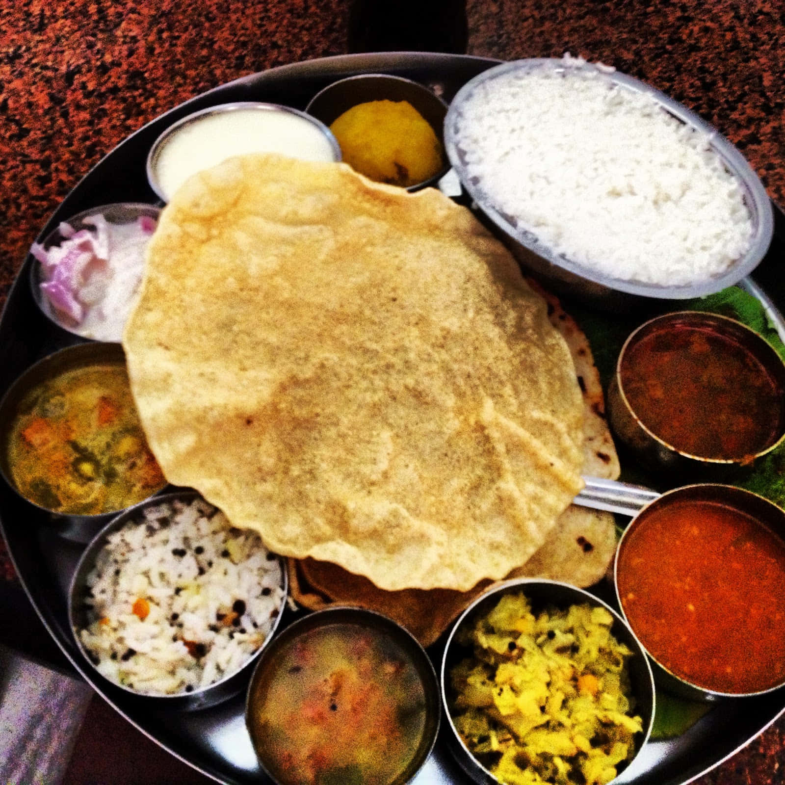 Indian Vegetarian Thali Meal.jpg Wallpaper