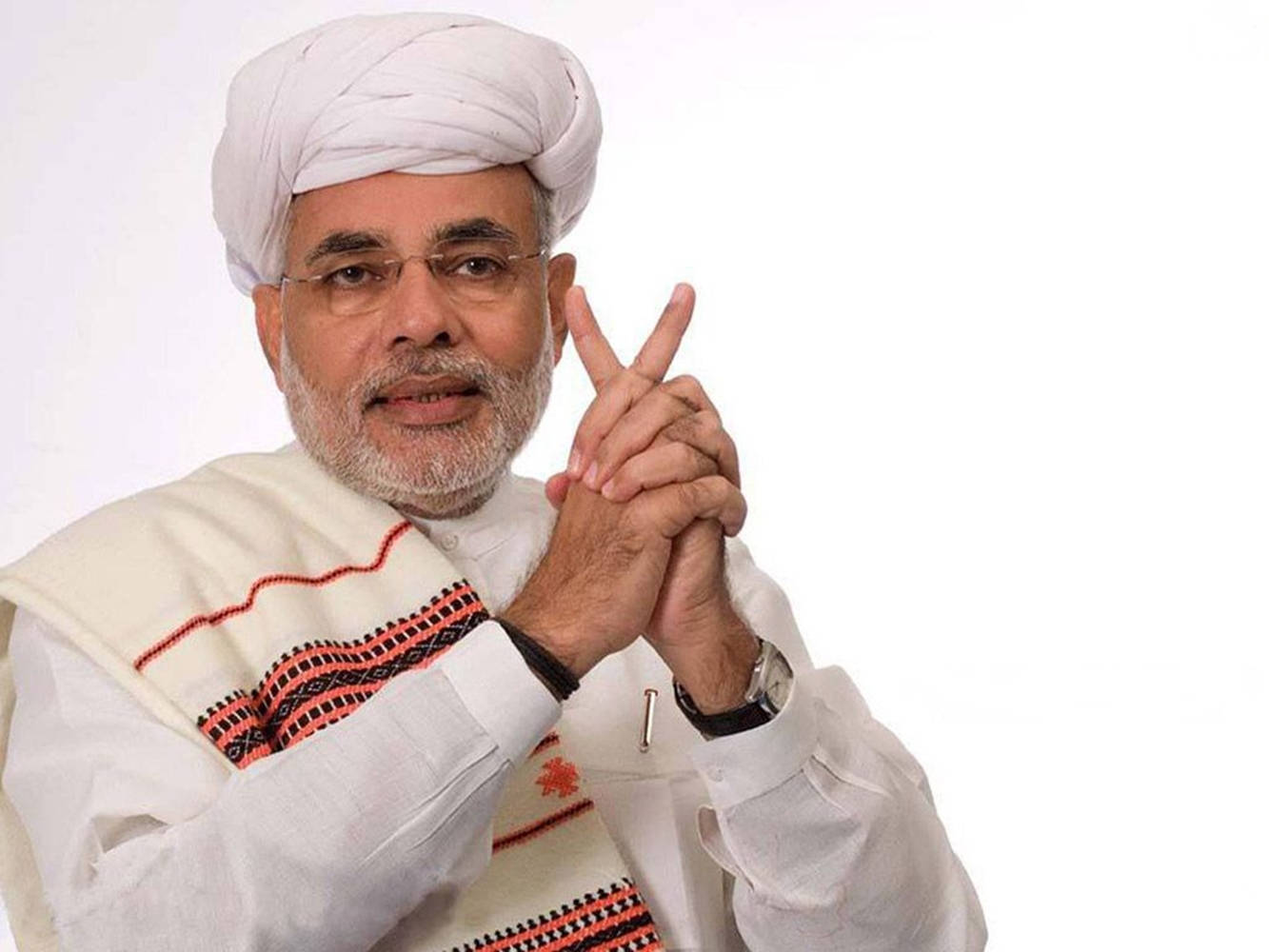 India’s Prime Minister, Narendra Modi In Traditional Indian Attire Wallpaper