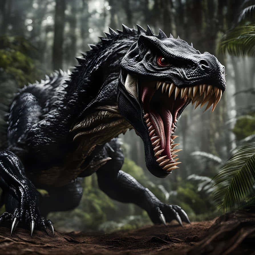 Indominus Rex In Forest Wallpaper