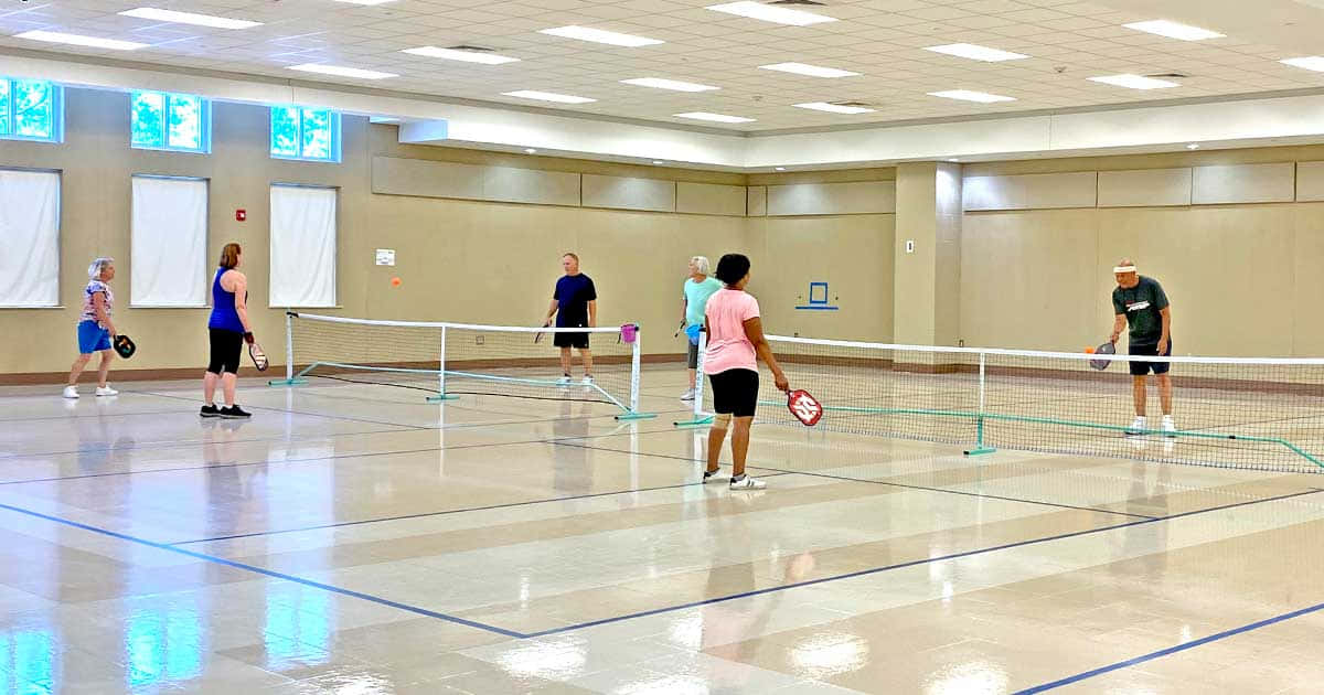 Indoor Pickleball Session Wallpaper