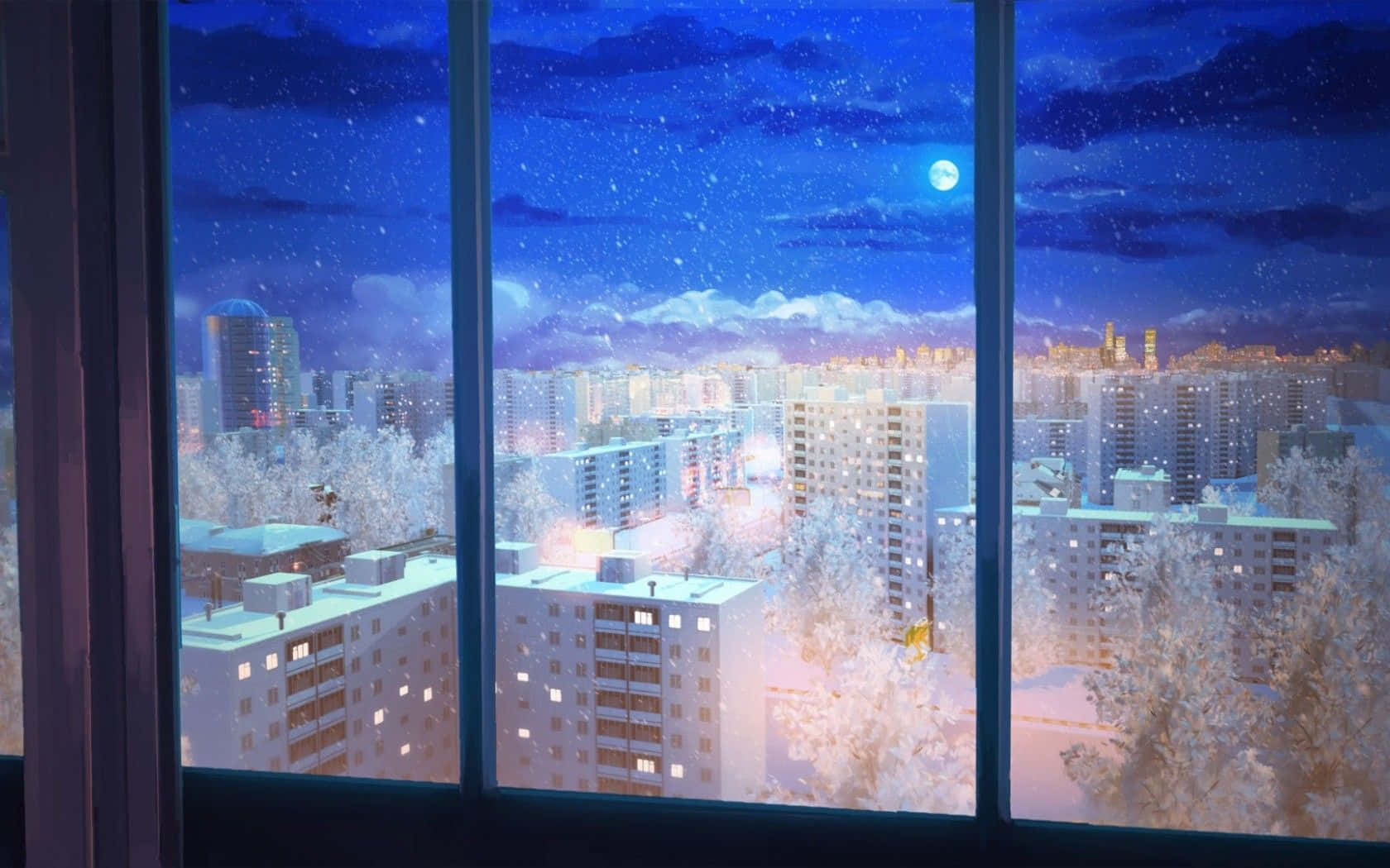 Indulge In Comforting Anime-themed Escapism Wallpaper