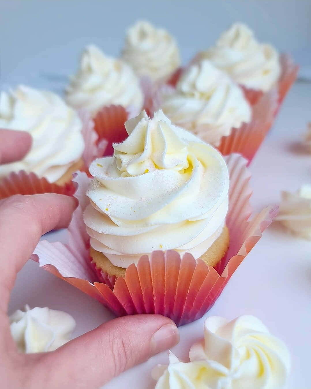 Indulge In Sweet And Subtle Buttercream Frosting Wallpaper