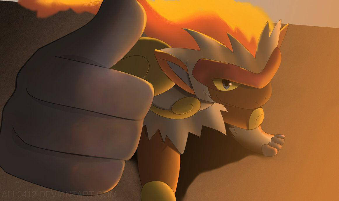 Infernape Thumb-up Wallpaper