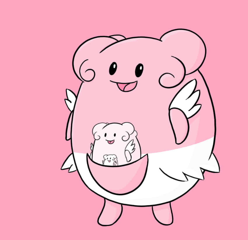 Infinite Blissey Art Wallpaper