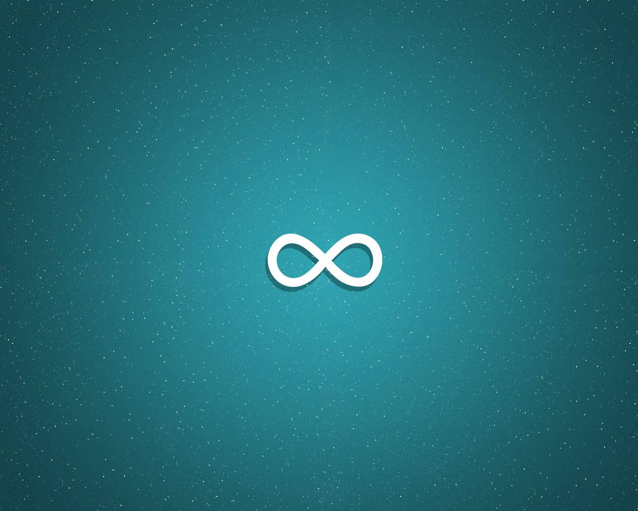 Infinity Symbol Green Tiny White Wallpaper