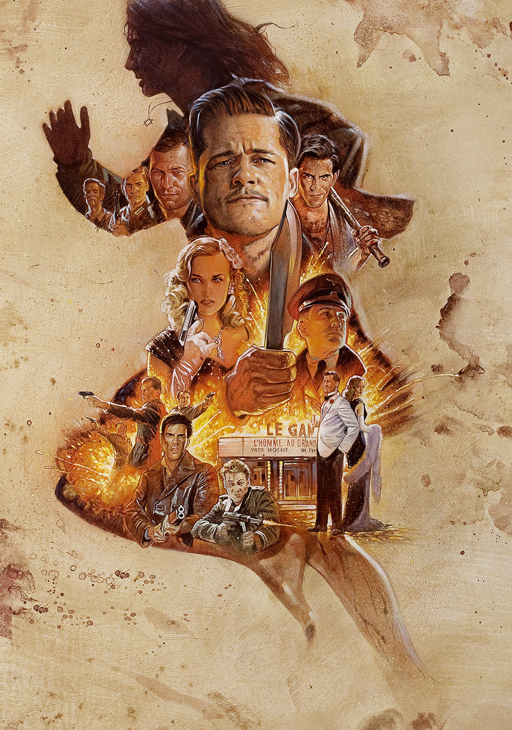 Inglourious Basterds Artwork Wallpaper