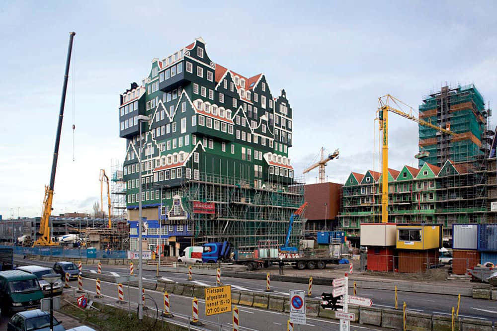 Inntel Hotel Zaandam Under Construction Wallpaper