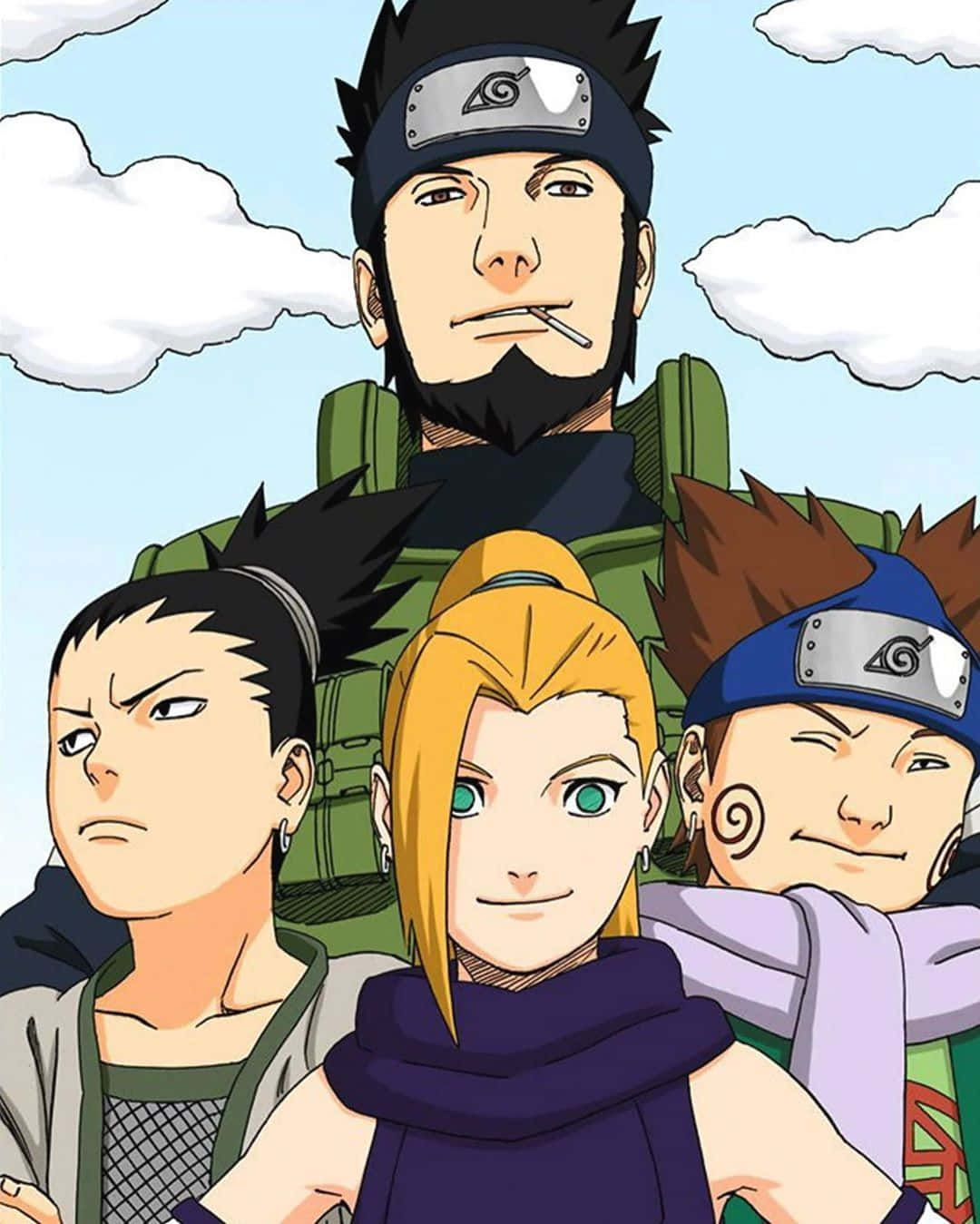 Ino-shika-cho Trio In Battle Wallpaper