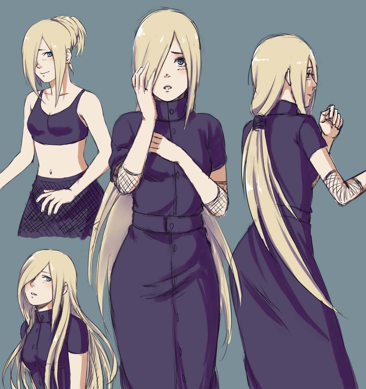 Ino Yamanaka, A Powerful Character From The Hit Manga And Anime Naruto Wallpaper