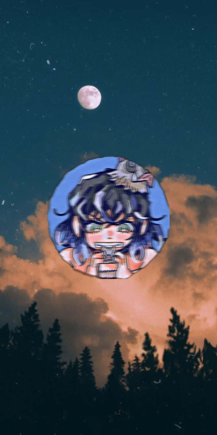 Inosuke Night Sky Aesthetic Wallpaper