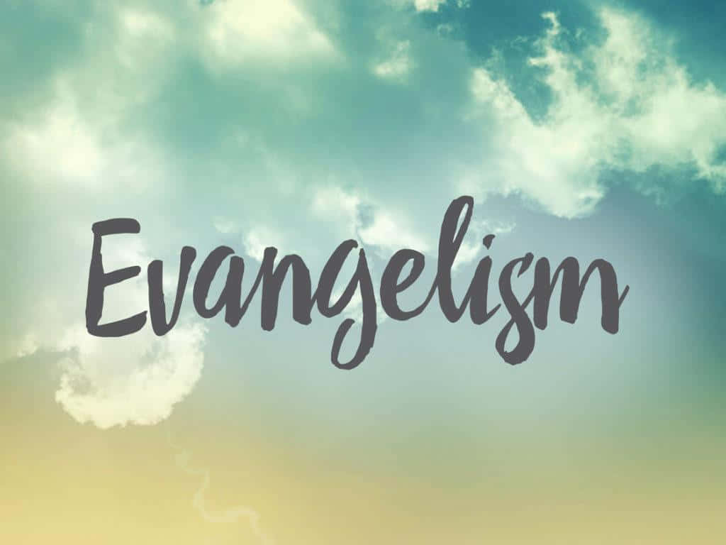 Inspirational Evangelism Clouds Backdrop Wallpaper