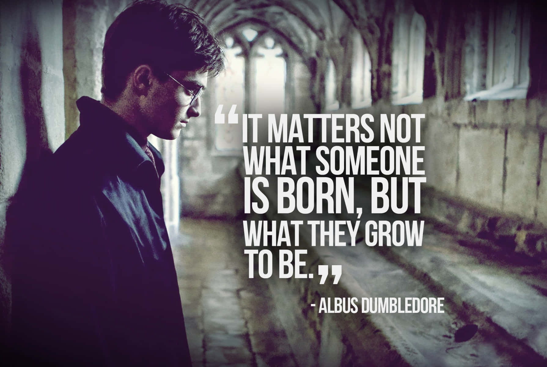 Inspirational Harry Potter Quote Wallpaper Wallpaper