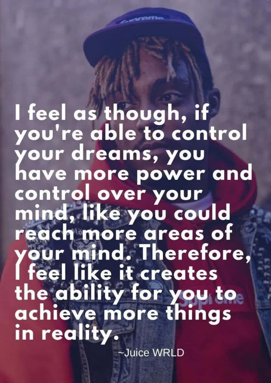 Inspirational Juice Wrld Quote – 