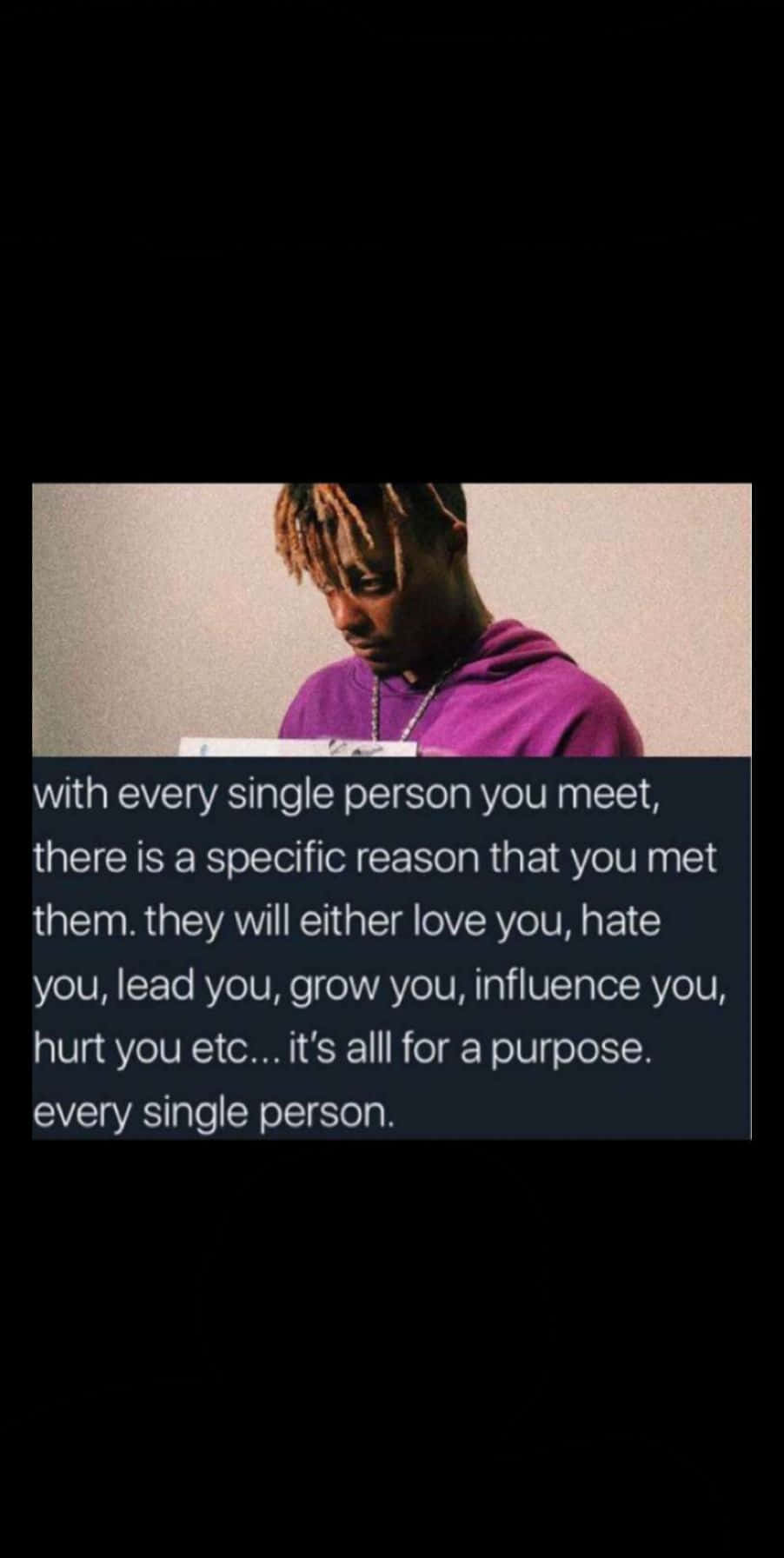 Inspirational Juice Wrld Quote Wallpaper Wallpaper