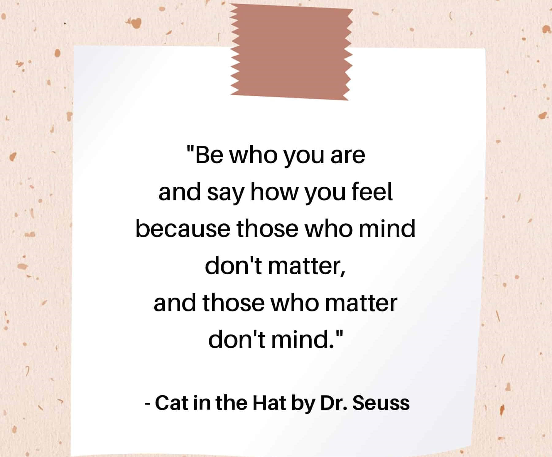 Inspirational Seuss Quote Wallpaper