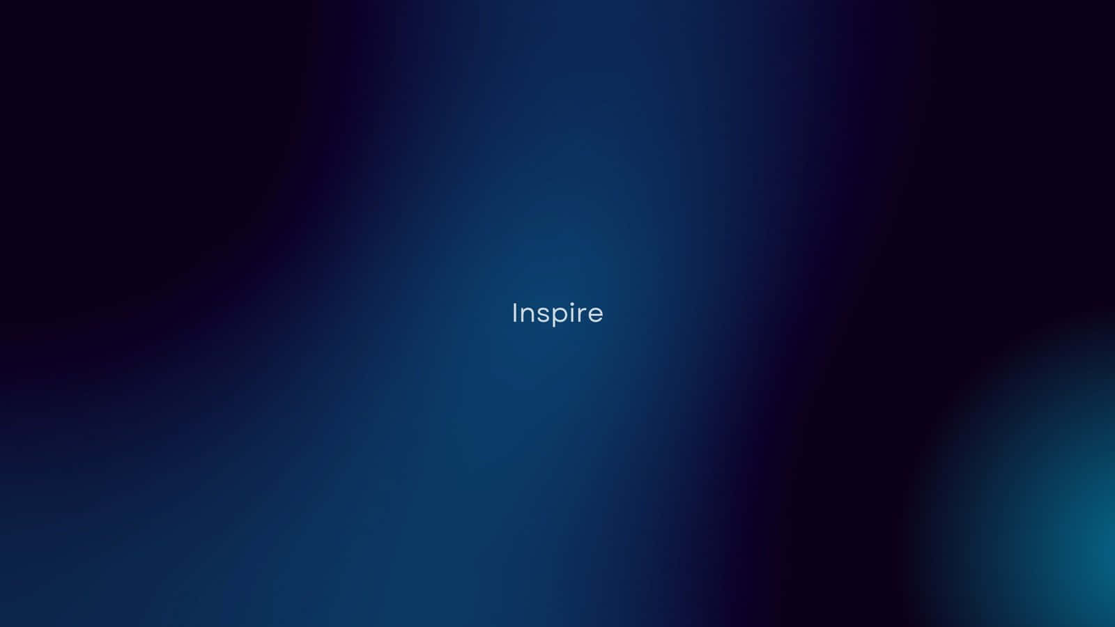 Inspire Dark Blue Aesthetic Background Wallpaper