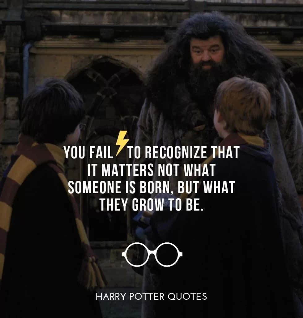 Inspiring Harry Potter Quote Wallpaper Wallpaper