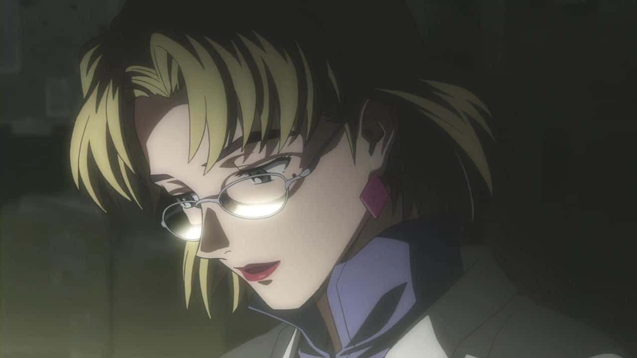 Intellectual Anime Character - Ritsuko Akagi Wallpaper