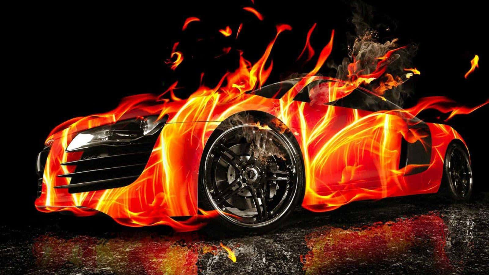 Intense 3d Fire Wallpaper Wallpaper