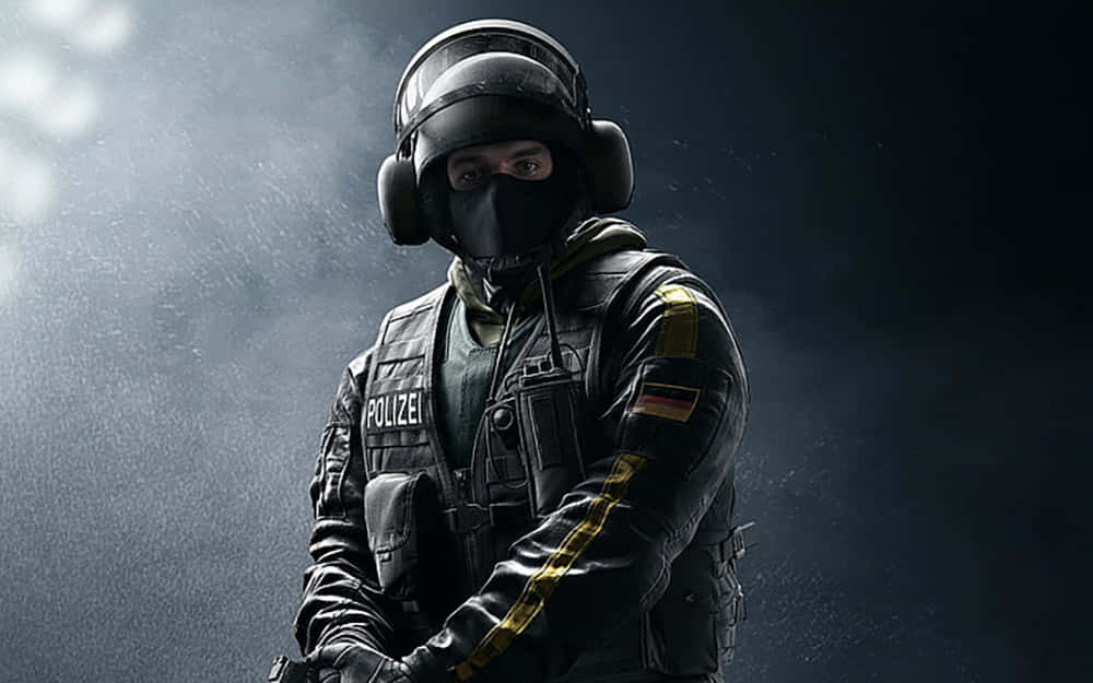 Intense Action In Rainbow Six Siege With Bandit Wallpaper