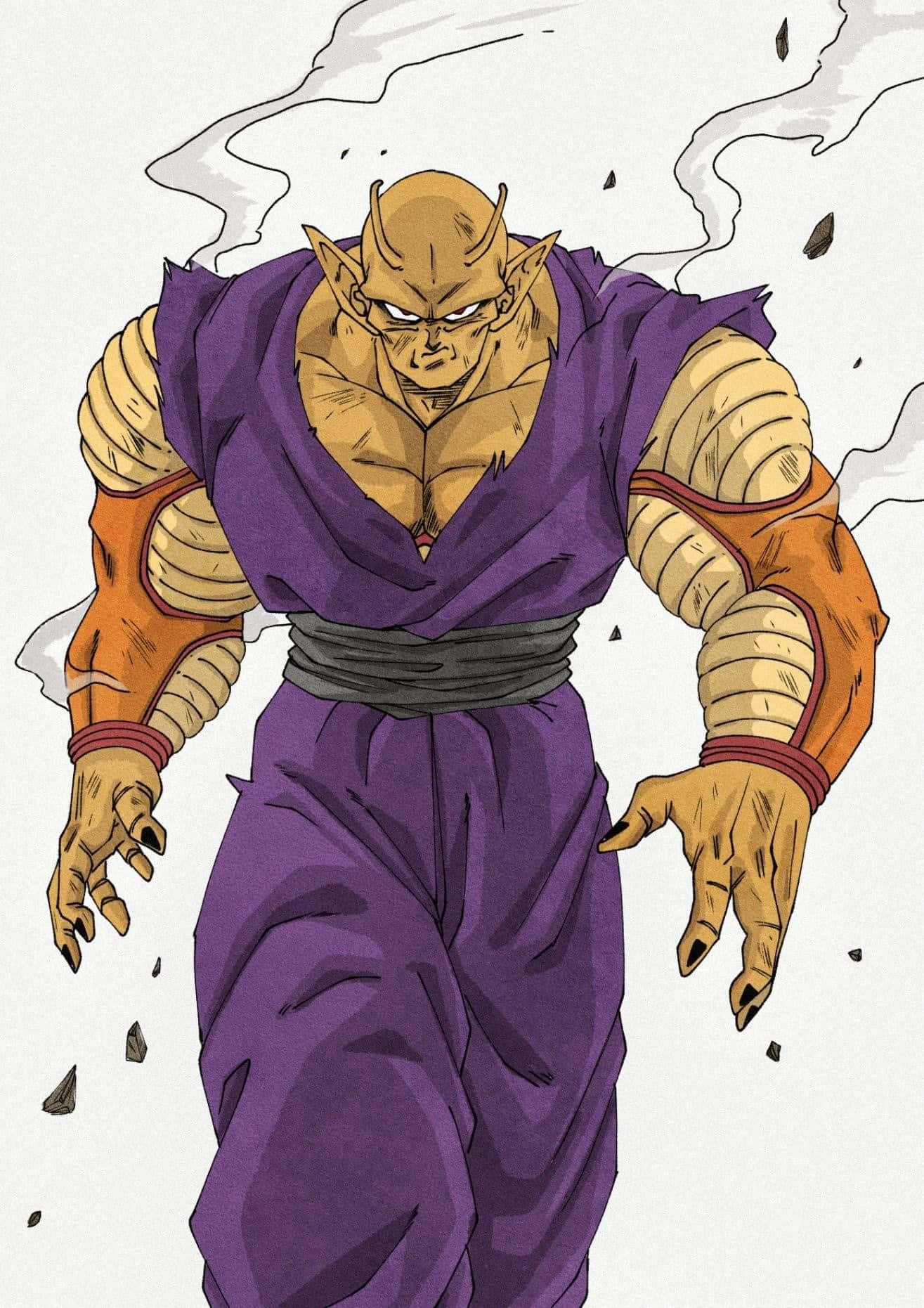 Intense_ Anime_ Character_ Piccolo_ Artwork Wallpaper