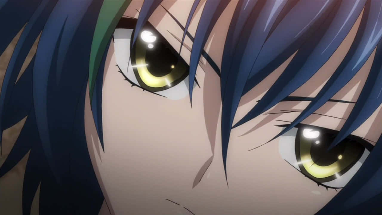 Intense Anime Eyes Close Up Wallpaper