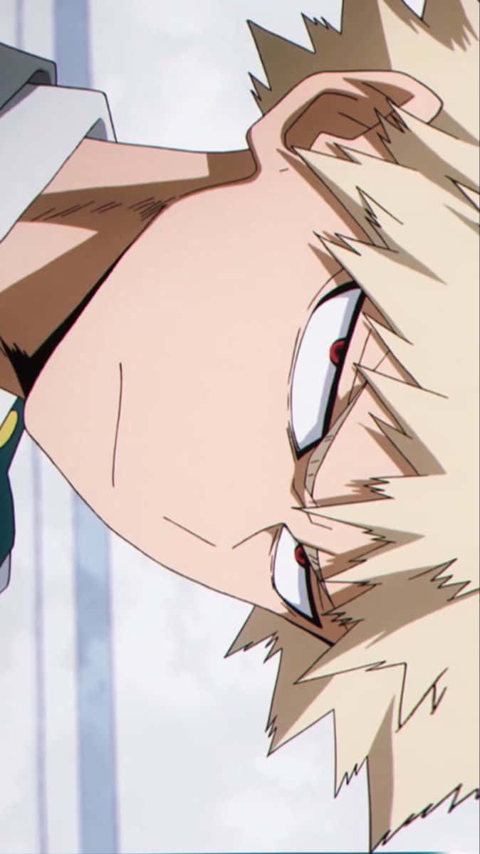 Intense Bakugou Anime Profile Wallpaper