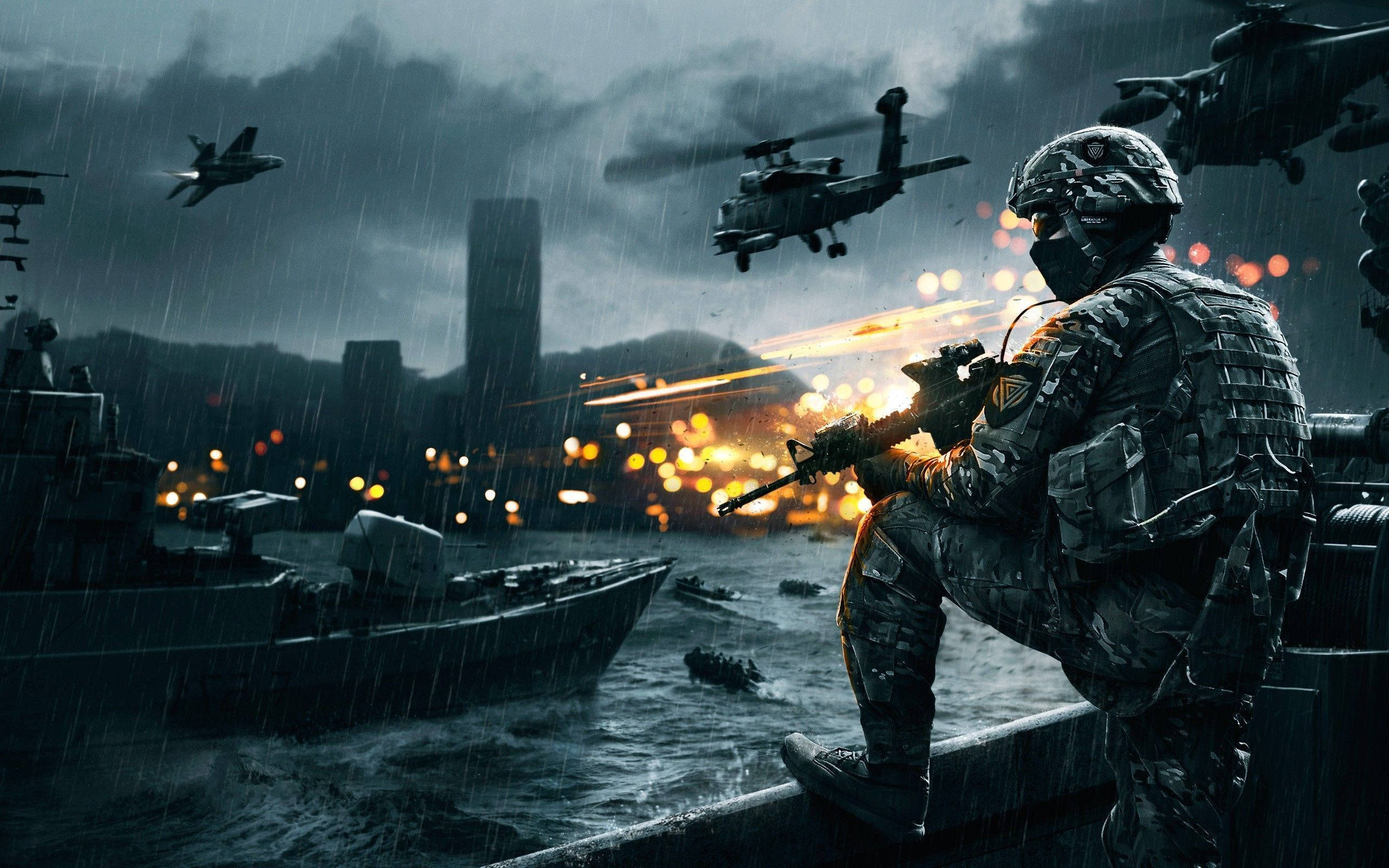 Intense Battlefield 4 Action - Cool Pfp Wallpaper