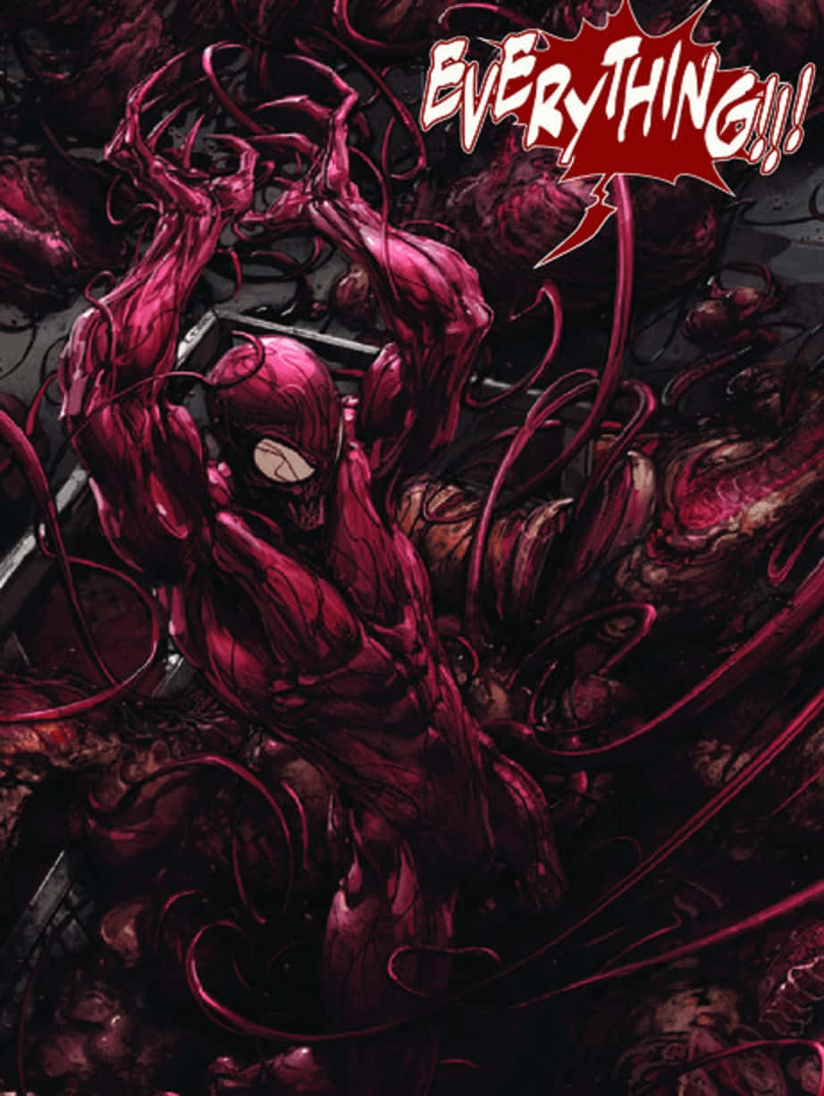 Intense Carnage Action In Carnage Usa Wallpaper