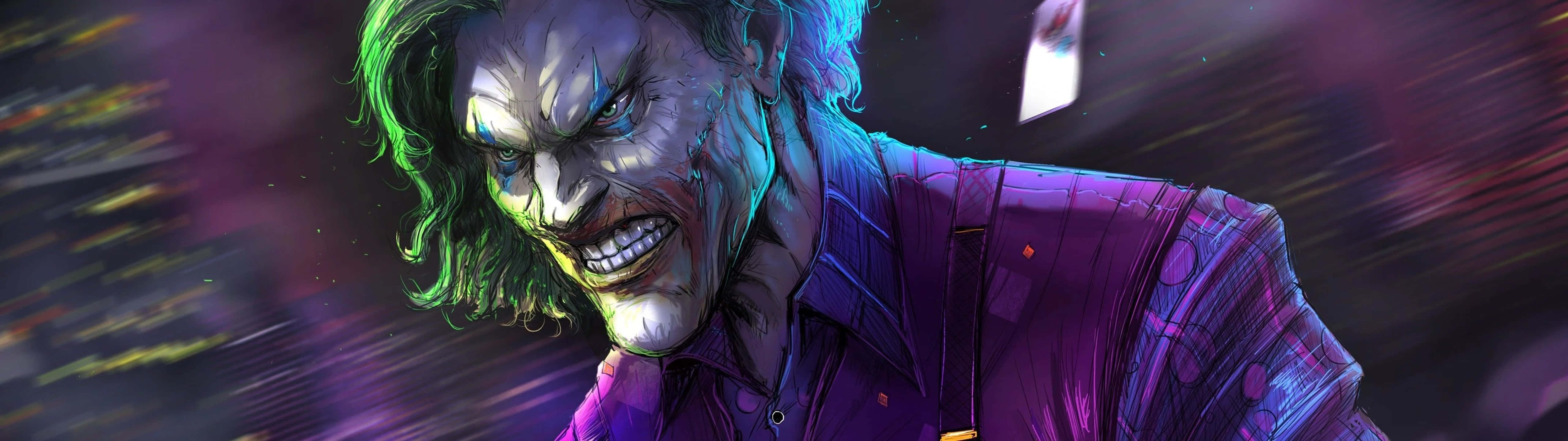 Intense Comic Villain Artwork Wallpaper