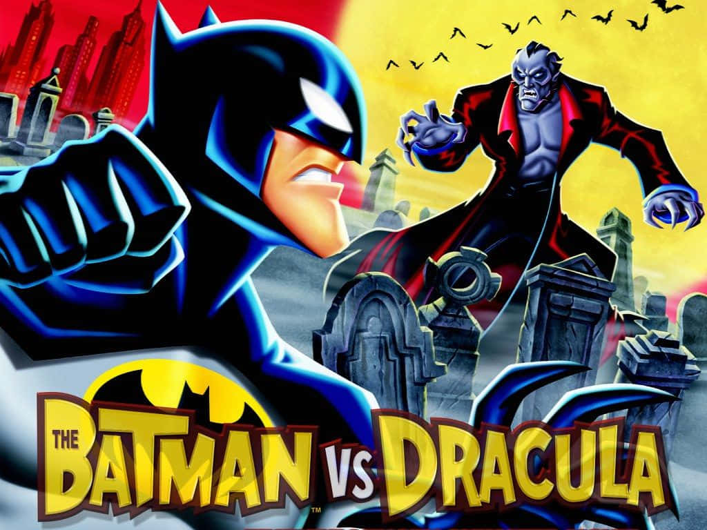 Intense Face-off - Batman Vs Dracula Wallpaper