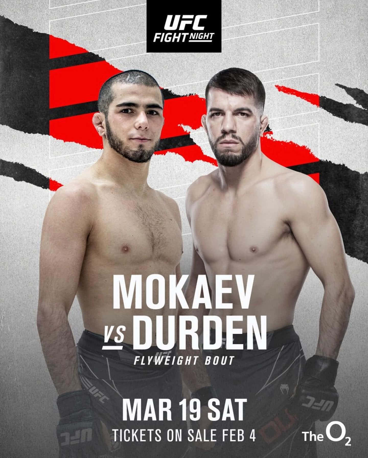 Intense Face-off Between Muhammad Mokaev And Cody Durden Wallpaper