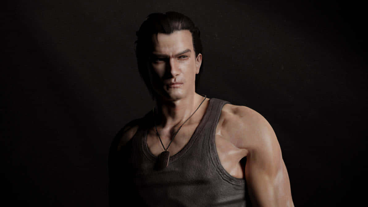 Intense_ Gaze_ Billy_ Coen_ Resident_ Evil Wallpaper