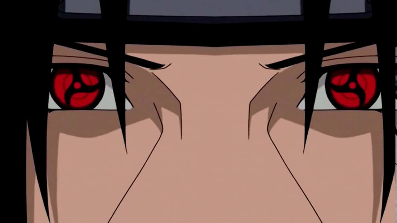 Intense Gaze Of Itachi Uchiha Wallpaper