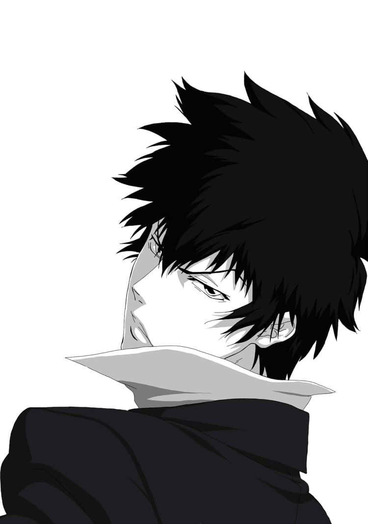 Intense Gaze Of Shinya Kogami Wallpaper