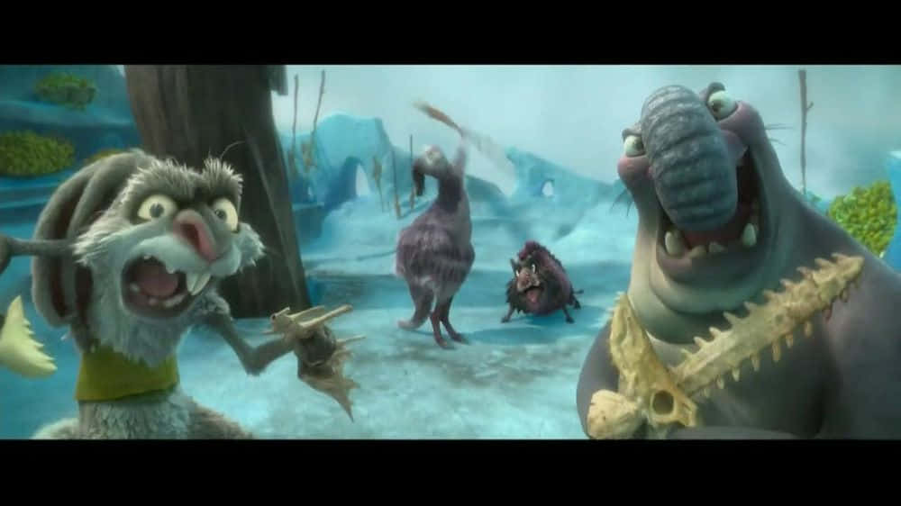 Intense-looking Squint From Ice Age: Continental Drift Wallpaper