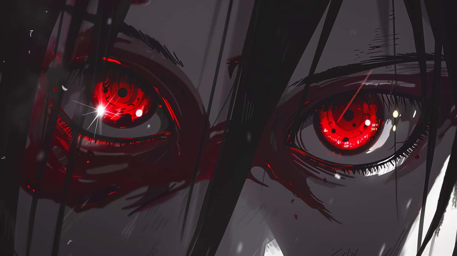 Intense_ Sharingan_ Eyes_ Artwork Wallpaper