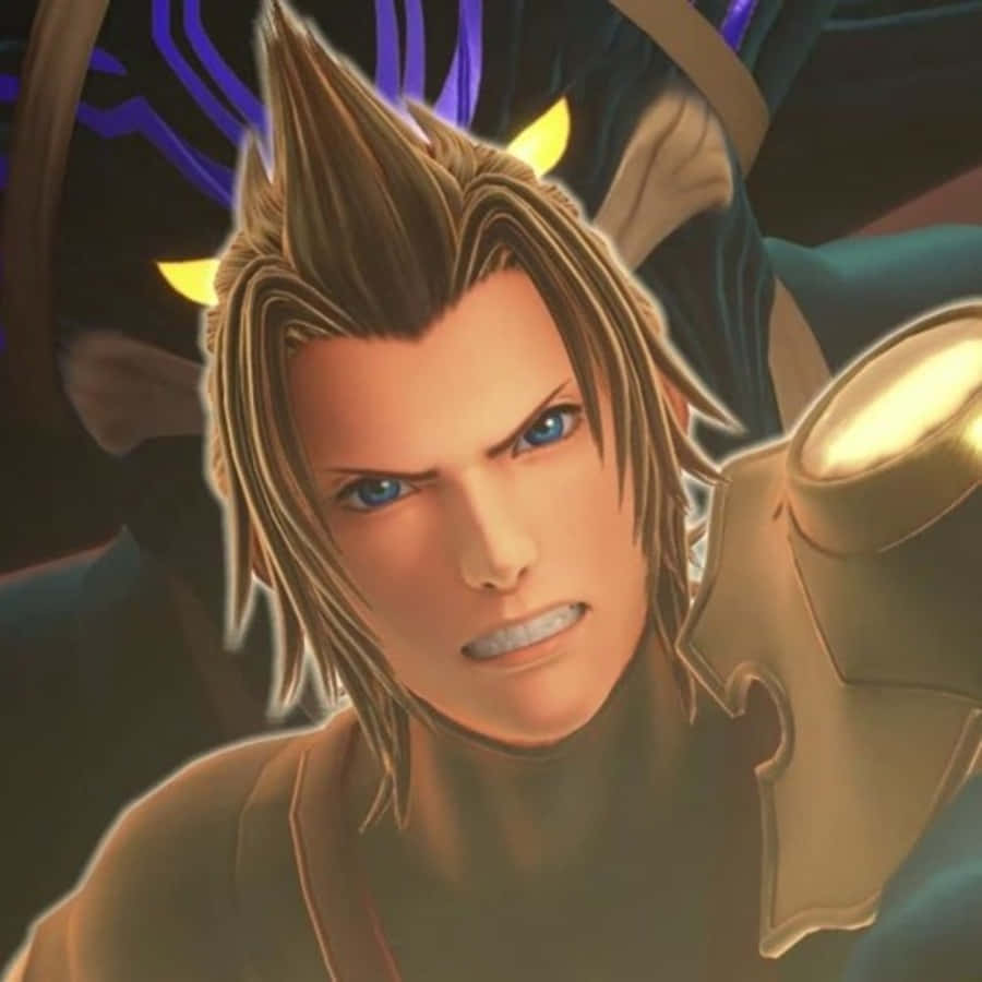 Intense Stare Of Terra In Kingdom Hearts Wallpaper