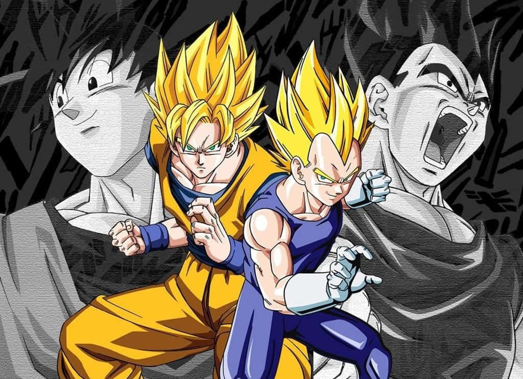 Intense Vegeta Super Saiyan Moment Wallpaper